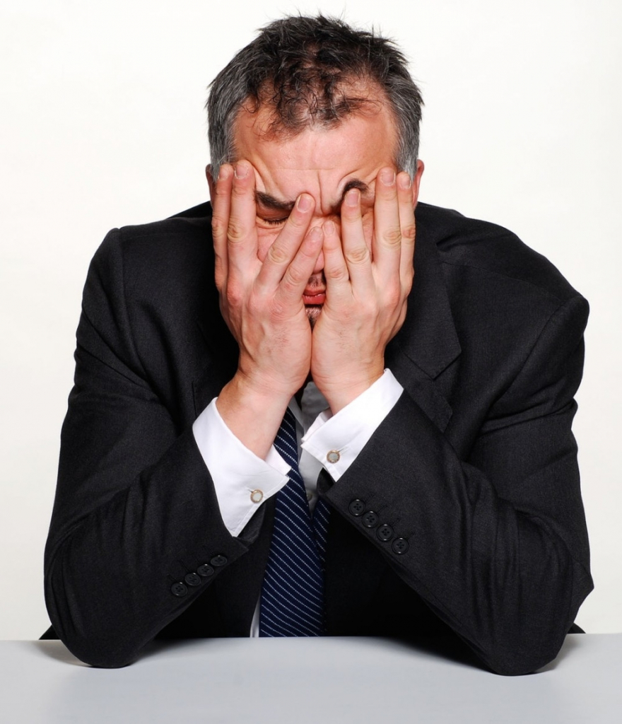 Zabrinutost Brige Nervoza Stres Uznemirenost