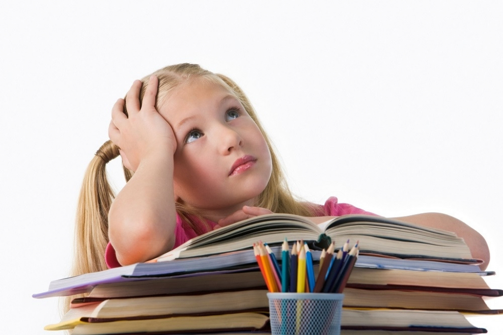 Dete Devojčica Učenje