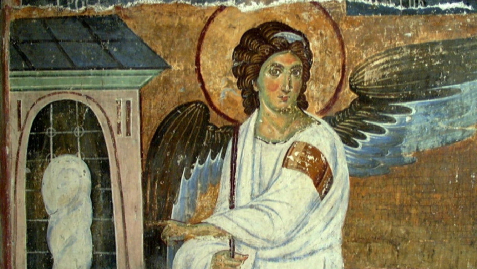 Beli anđeo, Mileševa