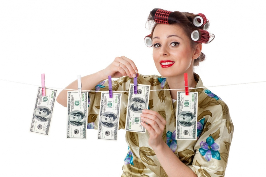 Pranje novca dolara Dolari