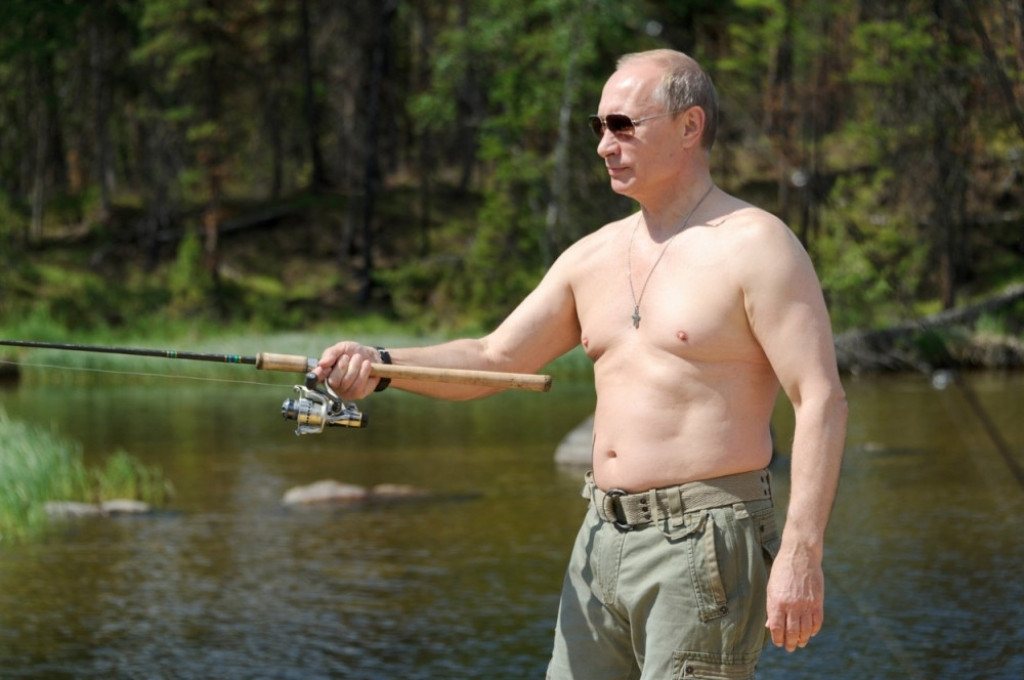 Obožava pecanje u Sibiru: Vladimir Putin