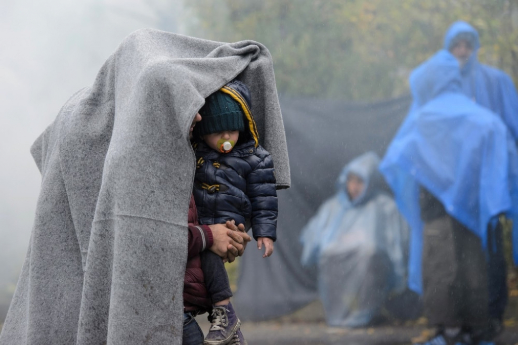 Izbeglice na hrvatsko-slovenačkoj granici