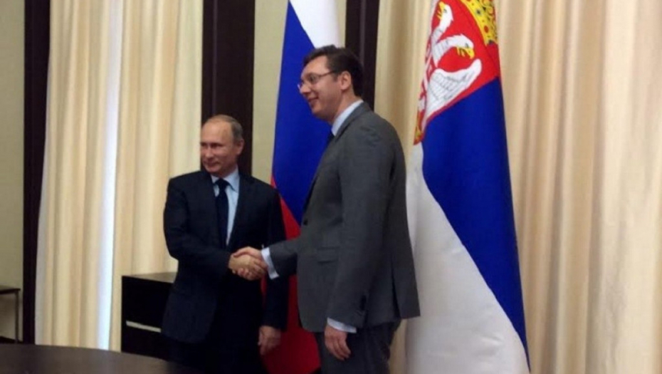 Aleksandar Vučić i Vladimir Putin