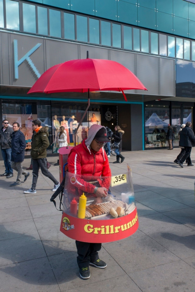 Nemačka, prodavac kobasica