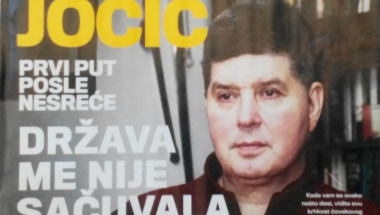 Dragan Jočić na naslovnoj strani časopisa