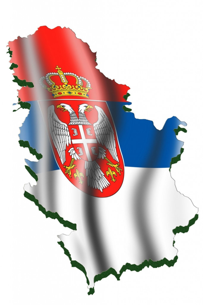 Srbija Mapa Karta Srbije
