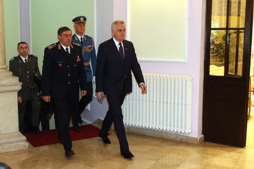 Ljubiša Diković i Tomislav Nikolić Prijem Ministarstva odbrane