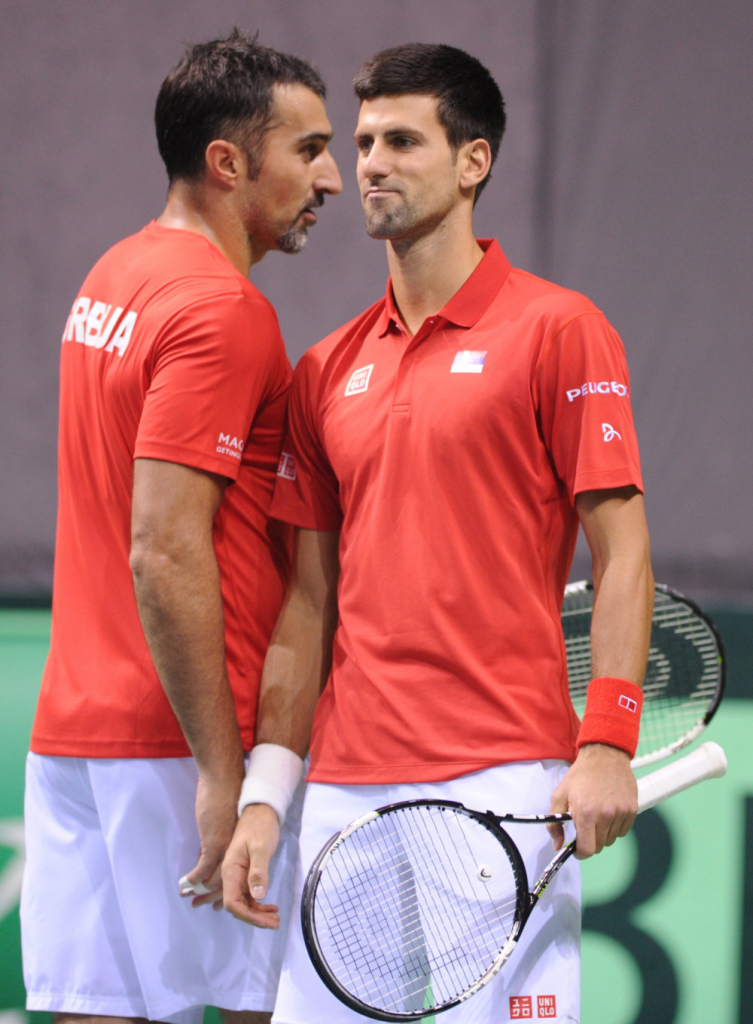 Nenad Zimonjić i Novak Đoković