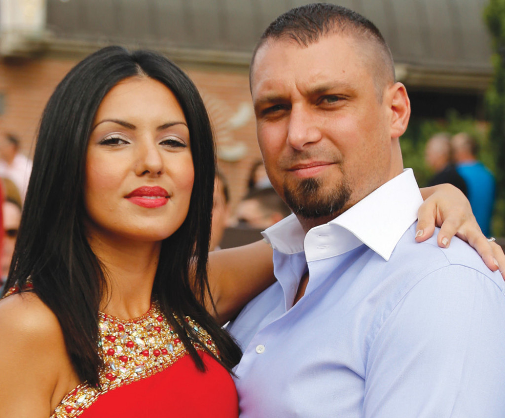 Tanja Savić sa mužem