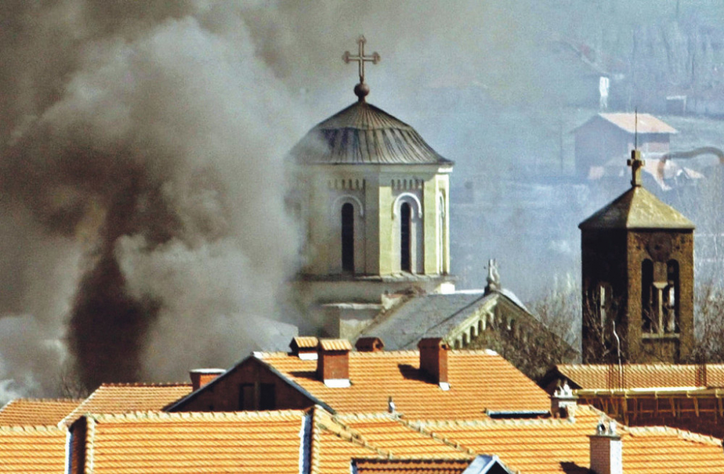 U martovskom pogromu uništene srpske crkve