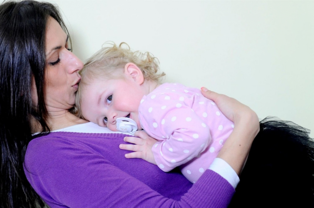 Sanja Živić sa ćerkicom Anom