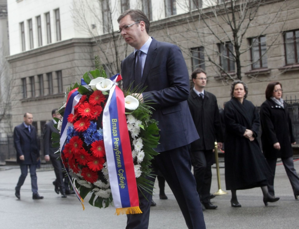 Aleksandar Vučić venac Zoran Đinđić 12032016