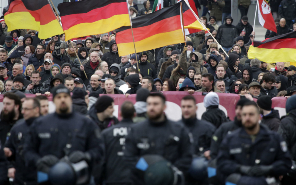 Protest desničara u Nemačkoj