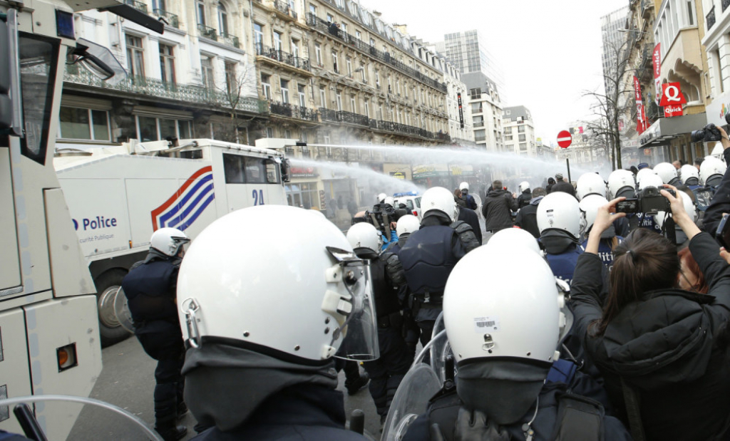 Brisel, protest desničara