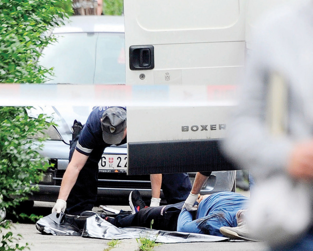 Uviđaj na mestu ubistva Gaćeše