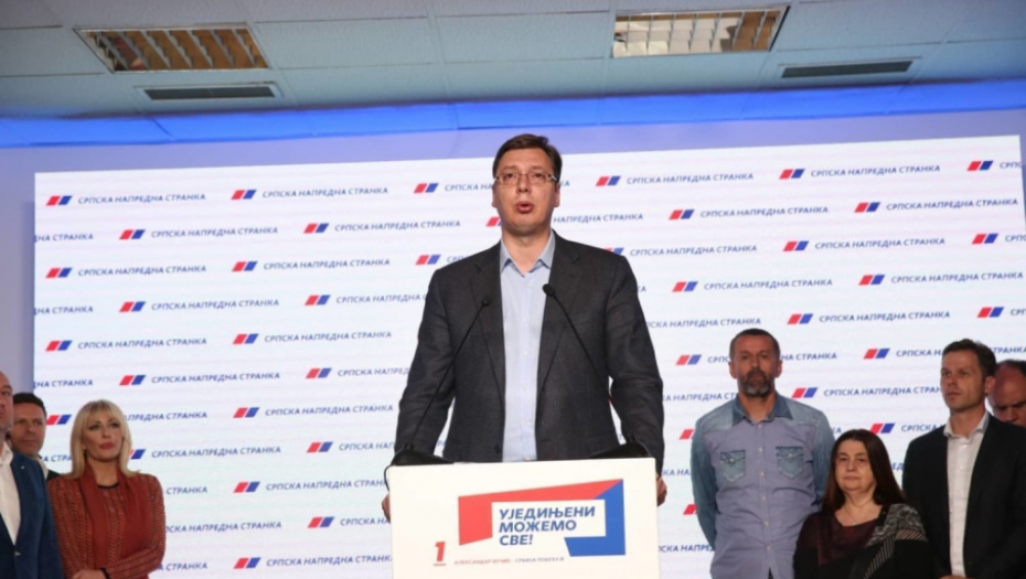 SNS izborni štab Aleksandar Vučić