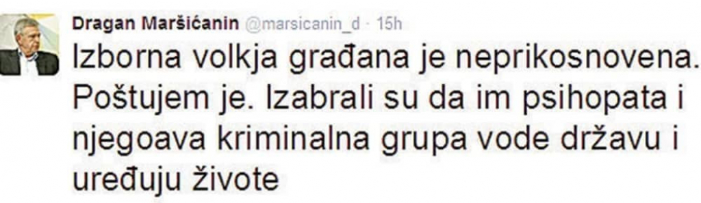 Besan što je izvisio