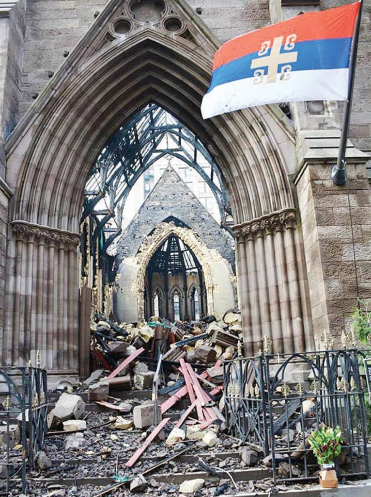 Crkva posle požara