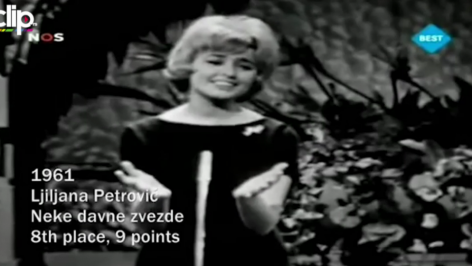 Ljiljana Petrović na Evroviziji davne 1961. godine