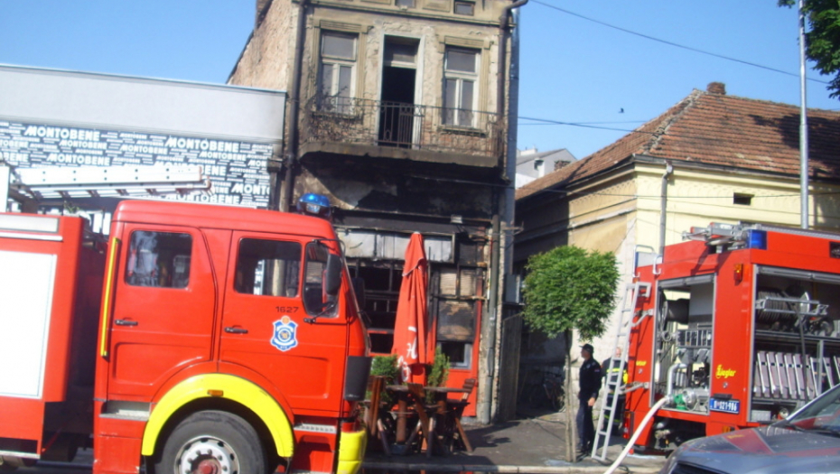 Požar u ćevabdžinici u Pirotu