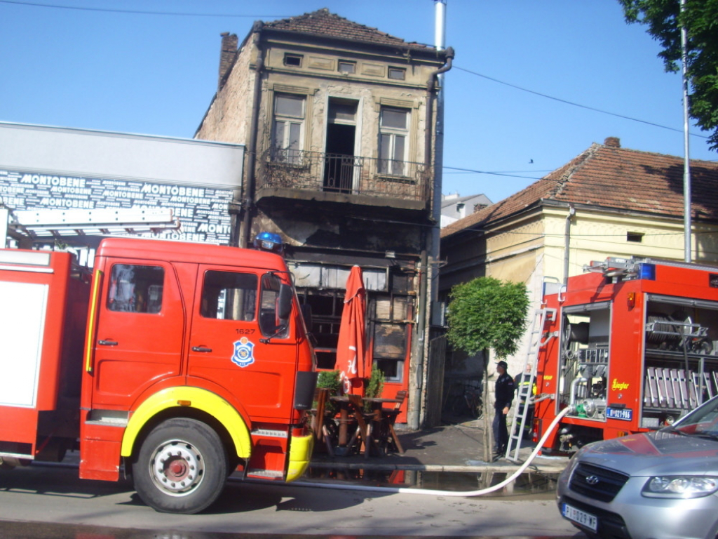 Požar u ćevabdžinici u Pirotu