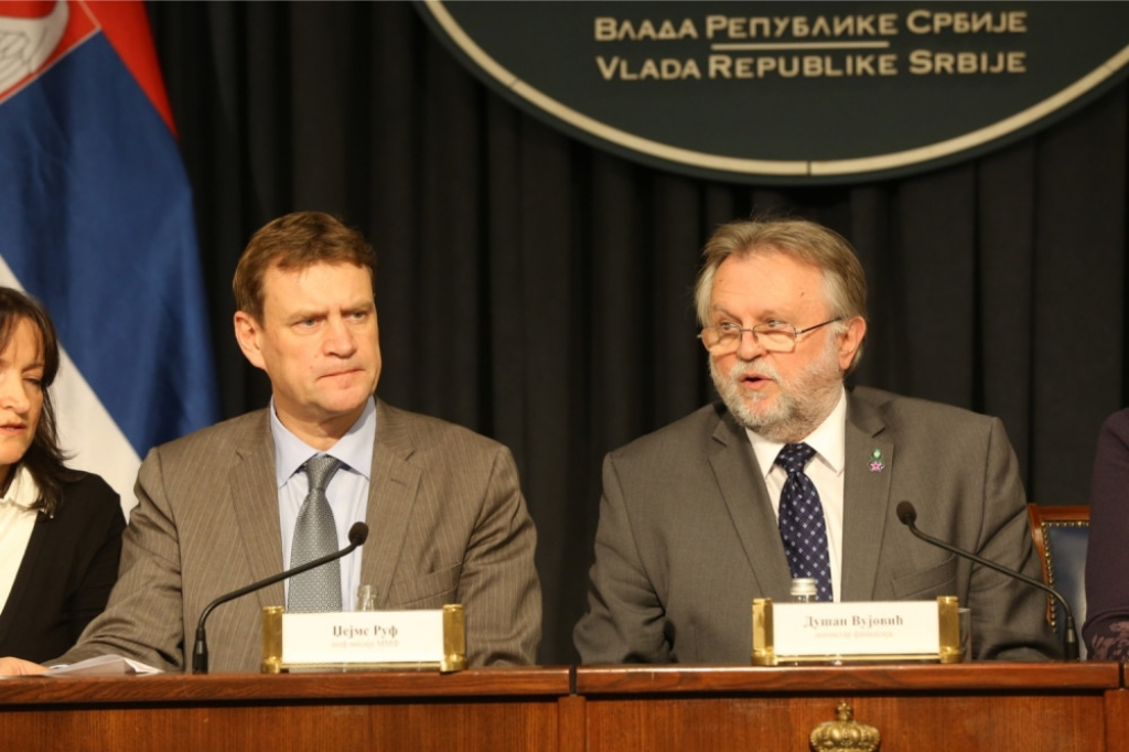 Džejms Ruf prilikom poslednje posete