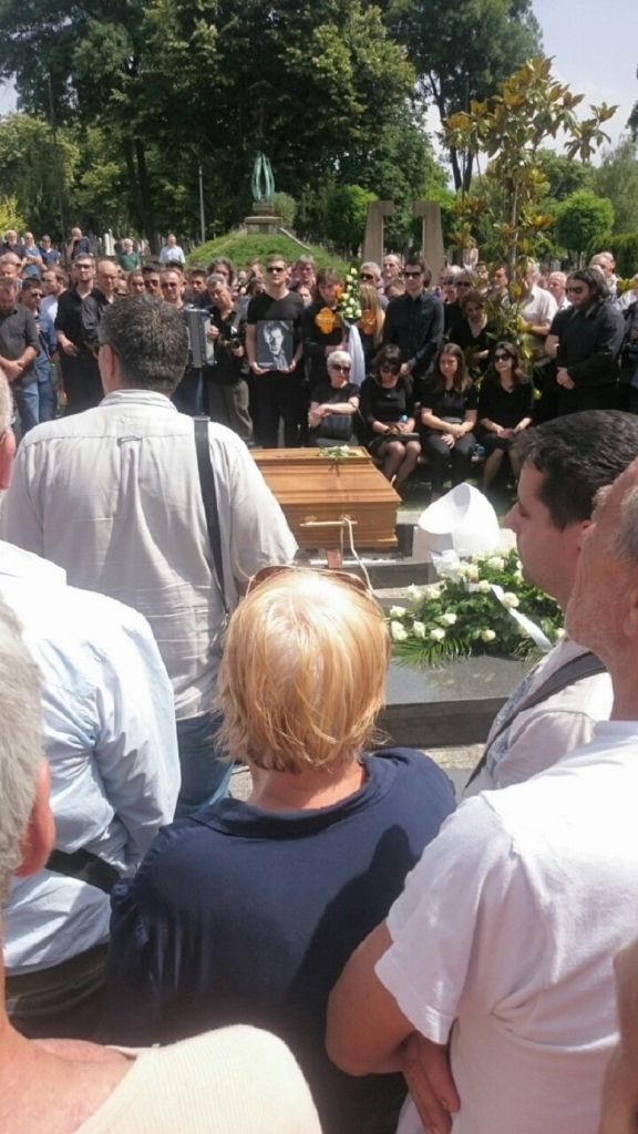 Sahrana Milorada Mandića Mande