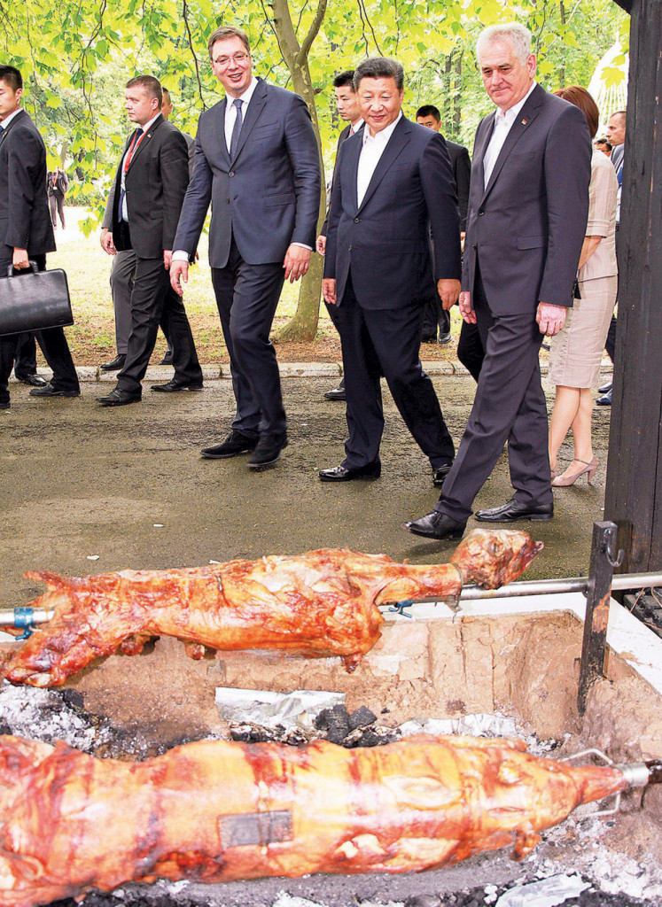 Aleksandar Vučić, Si Đinping i Tomislav Nikolić