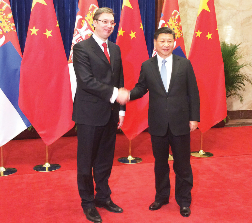 Aleksandar Vučić i Si Đinping
