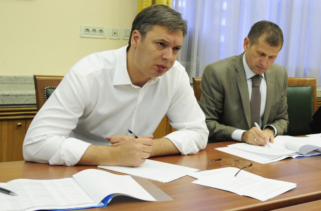 Građani čekaju prijem kod Vučića