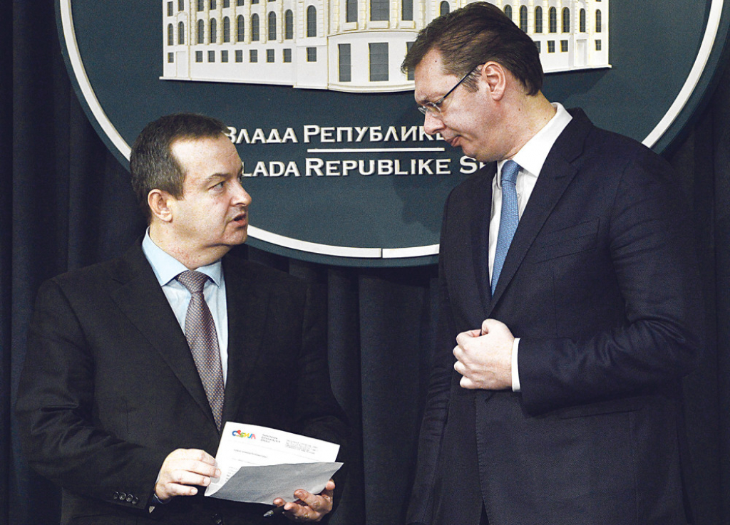 Ivica Dačić i Aleksandar Vučić
