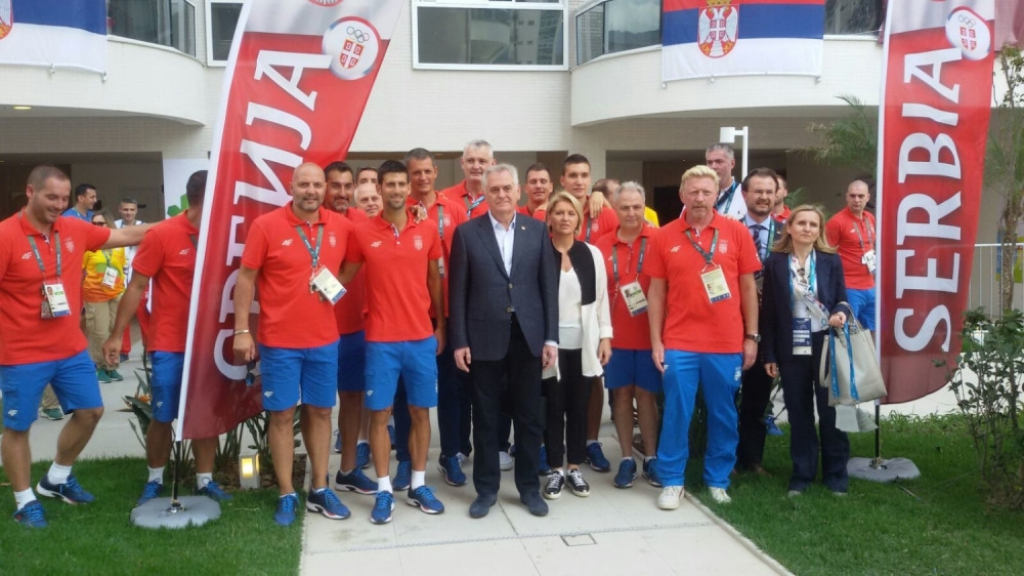 Predsednik Nikolić sa sportistima