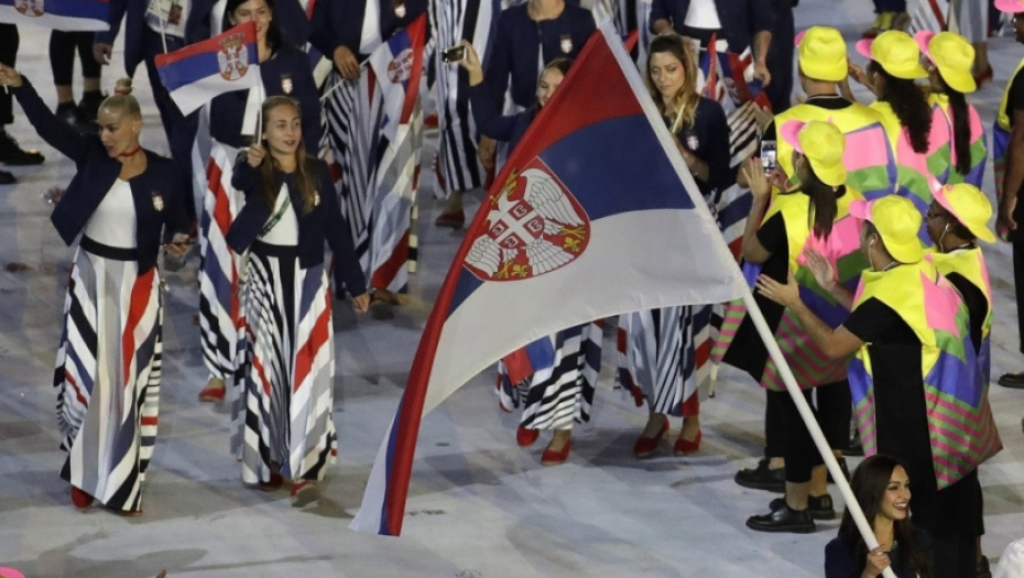 Olimpijski tim Srbije Defile 