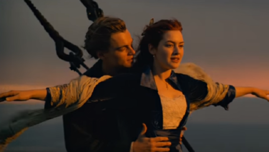 Leonardo i Kejt kao Džek i Rouz