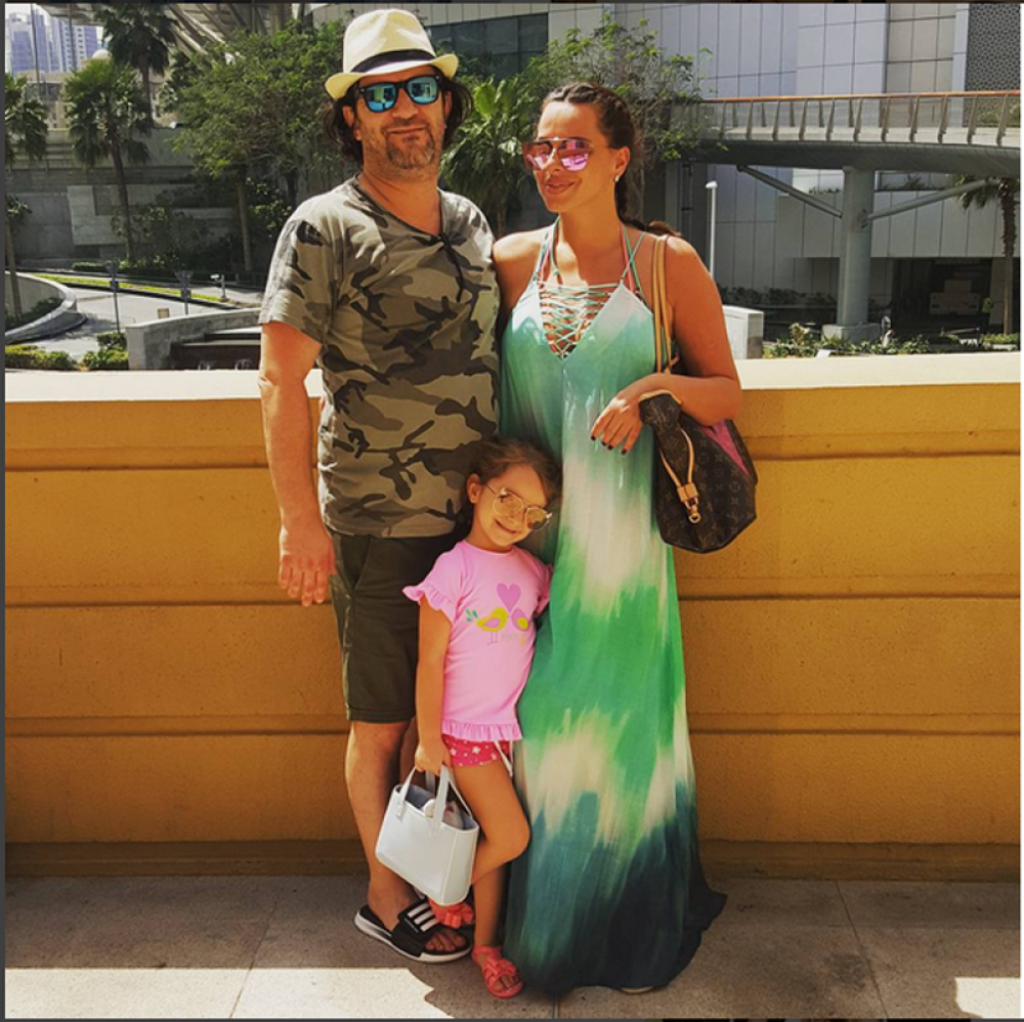 Aca Lukas sa porodicom