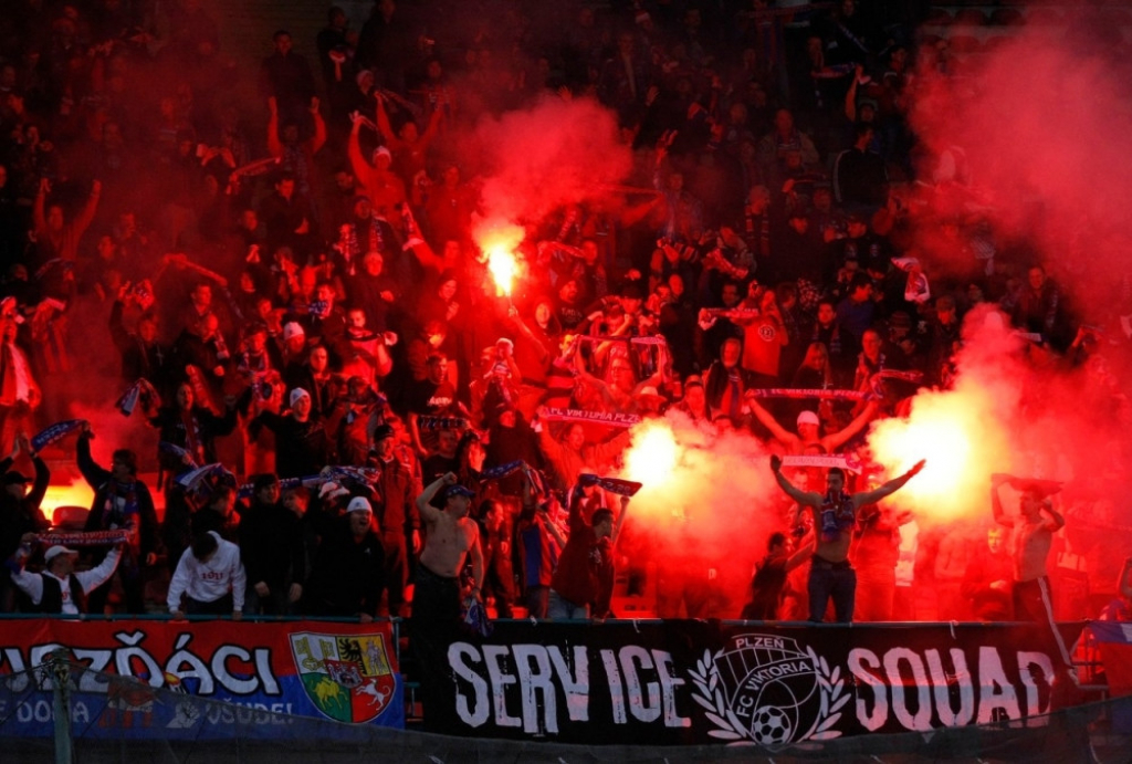 RAsistički ispadi: Navijači Plzena