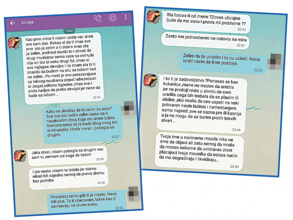 Pretnje putem Vibera dobijala čitav dan