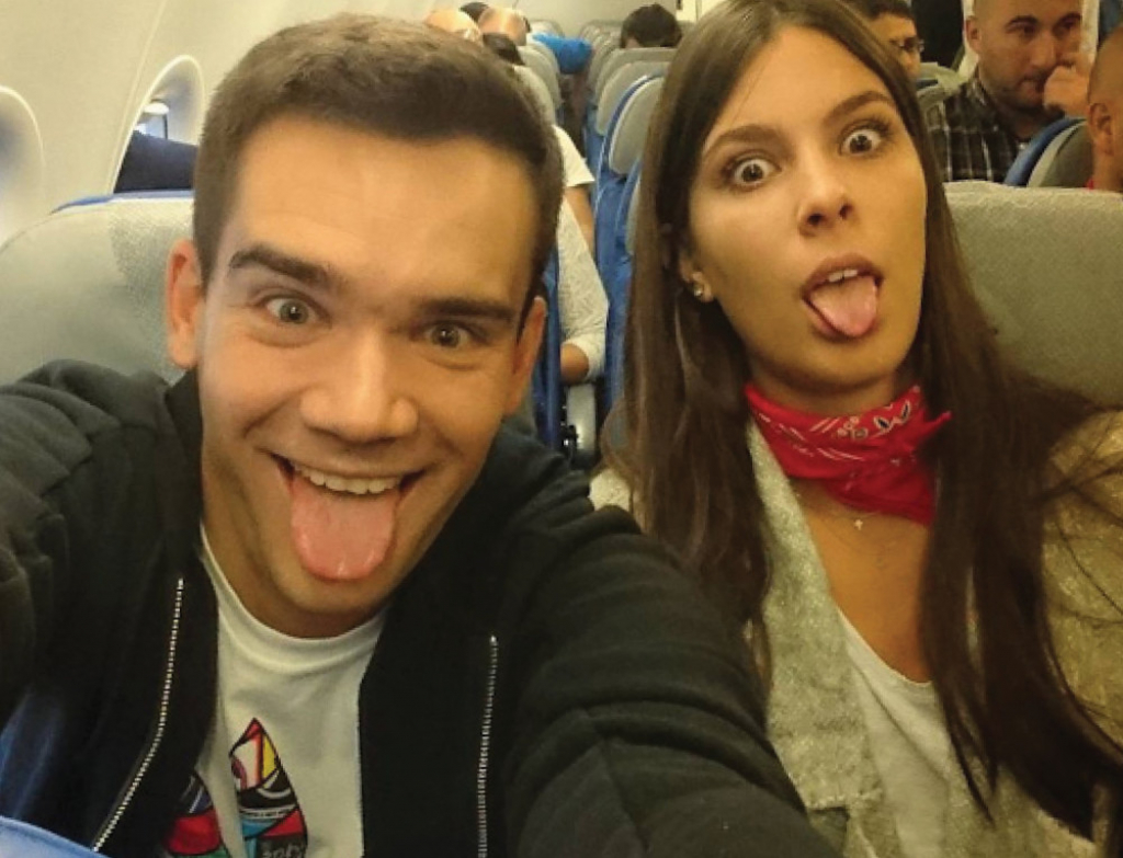 Bojan Perić sa devojkom Anđelom