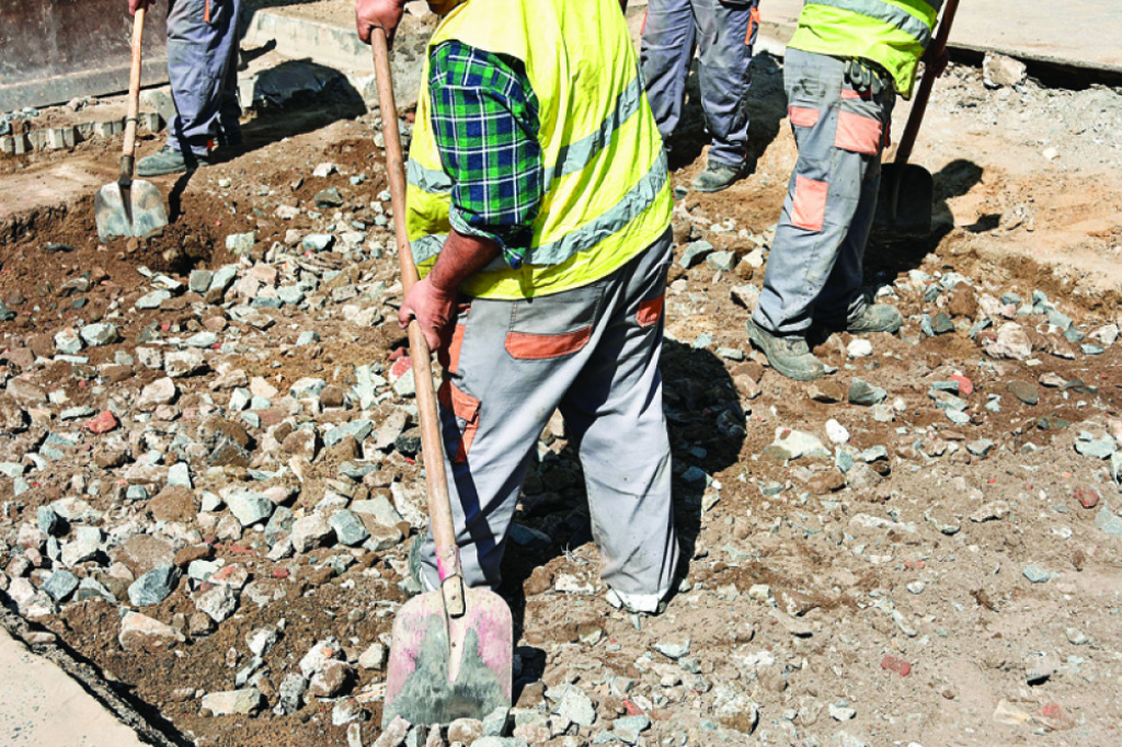 Radnici kopanje