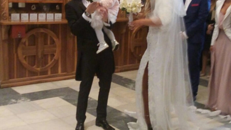 Milan Mitrović, crkveno venčanje