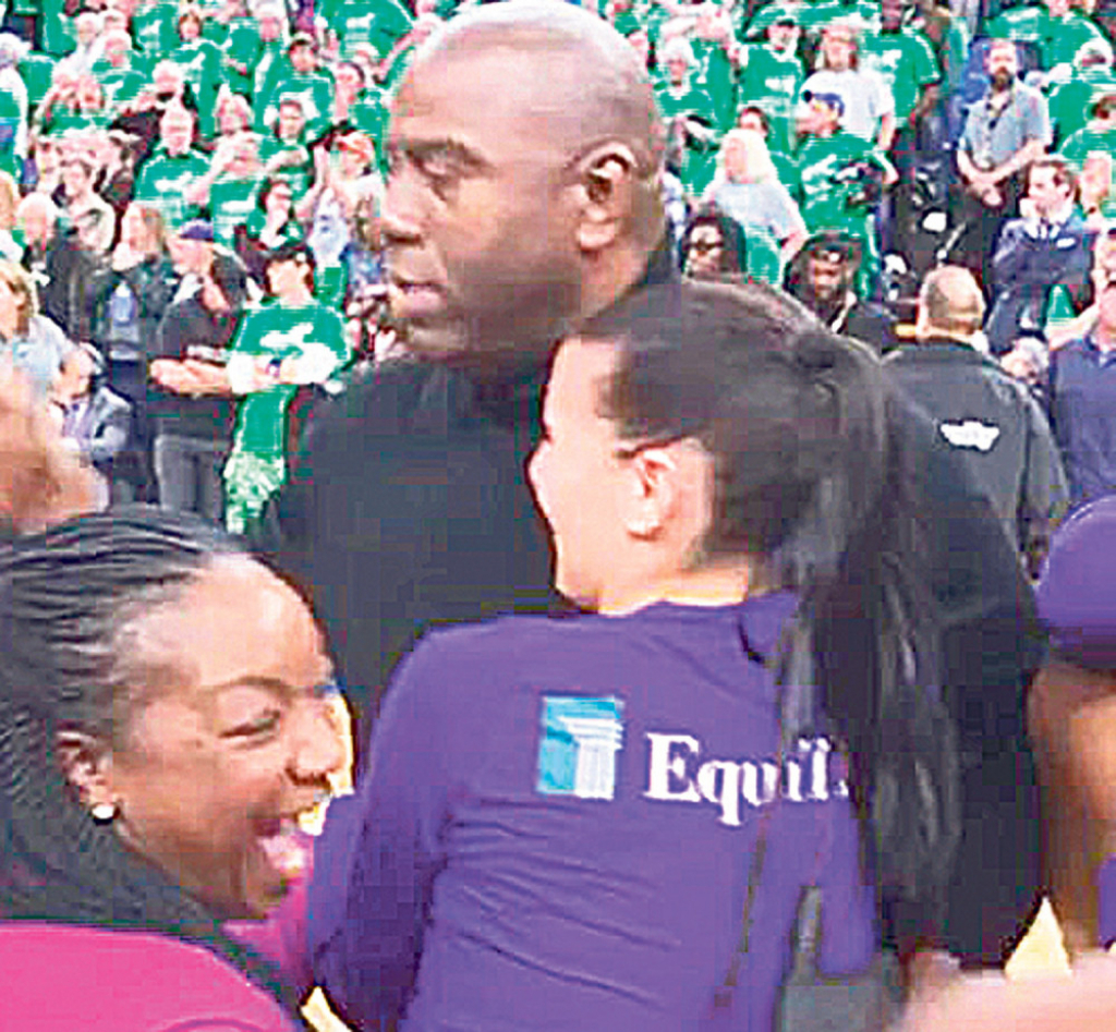 Zagrljaj legende: Ana je dobila i čestitke Medžika Džonsona