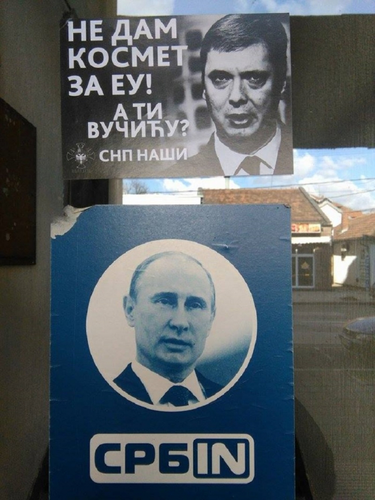 Nalepnice protiv Vučića
