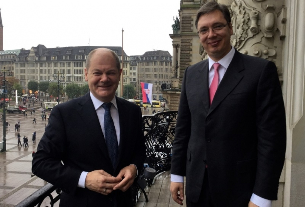 Olaf Šolc i Aleksandar Vučić