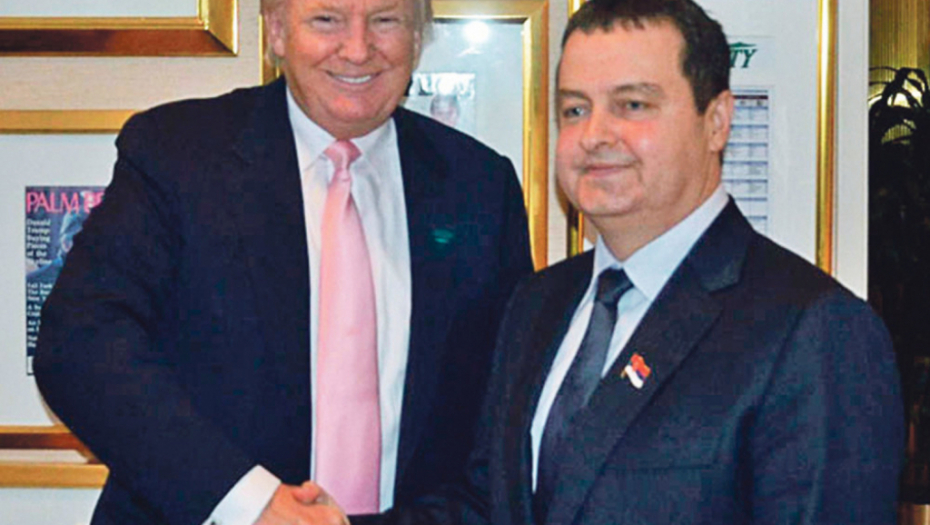 Stari prijatelji: Donald Tramp  i Ivica Dačić