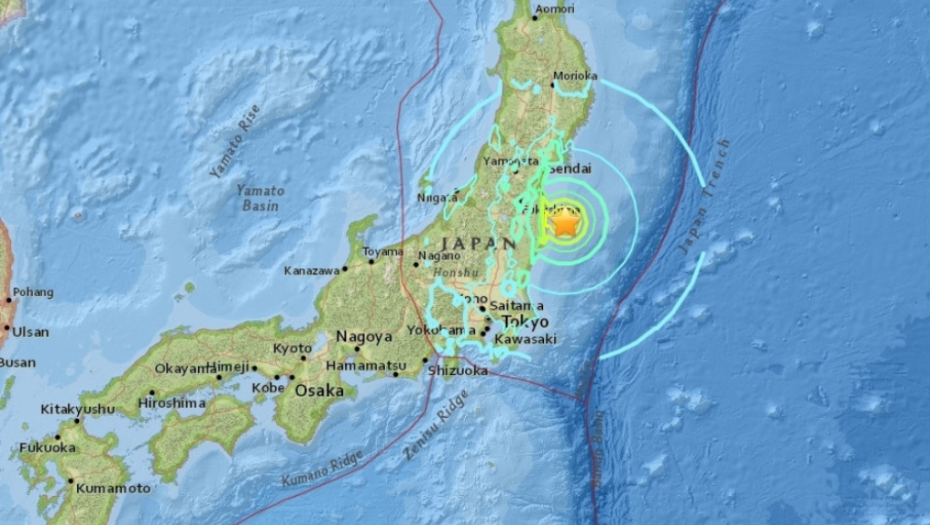Fukušima Zemljotres 21. 11. 2016.