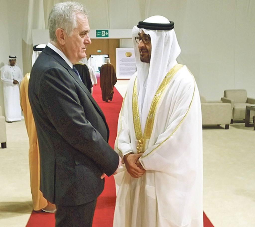 Predsednik ide sam kod šeika Bin Zajeda