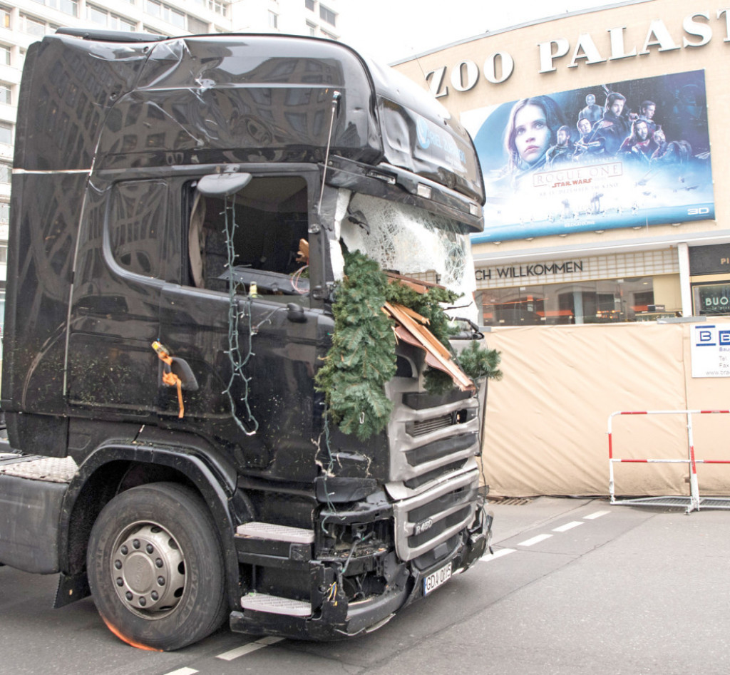 Kamion kojim je terorista počinio masakr