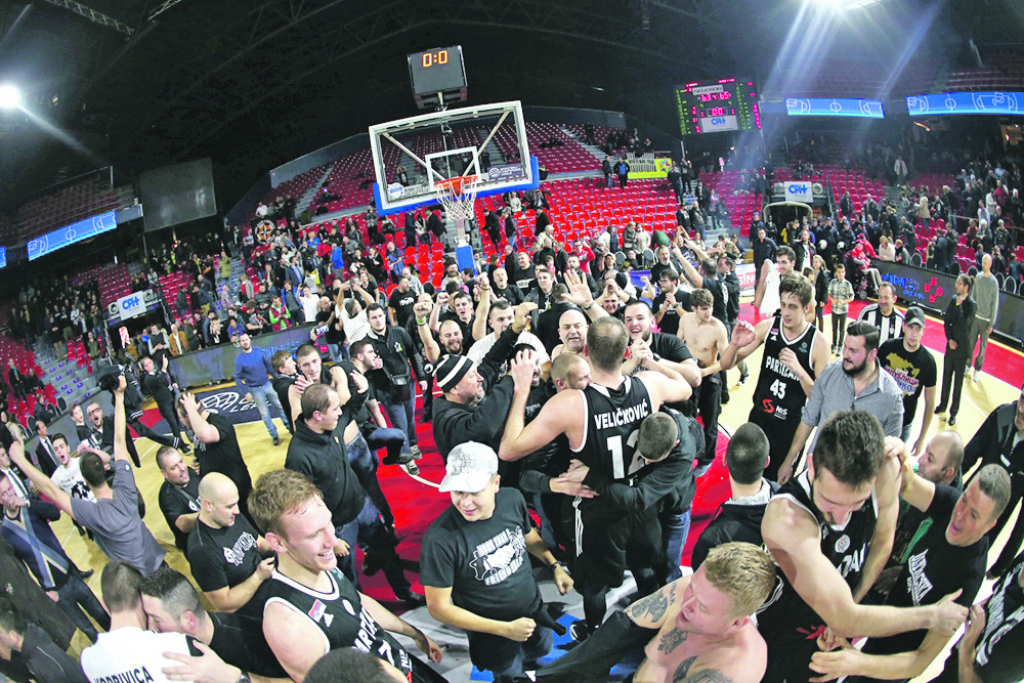 Slavlje „Grobara” posle meča