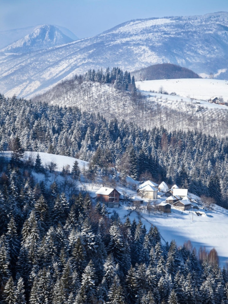Zlatar Srbija planina sneg skijanje