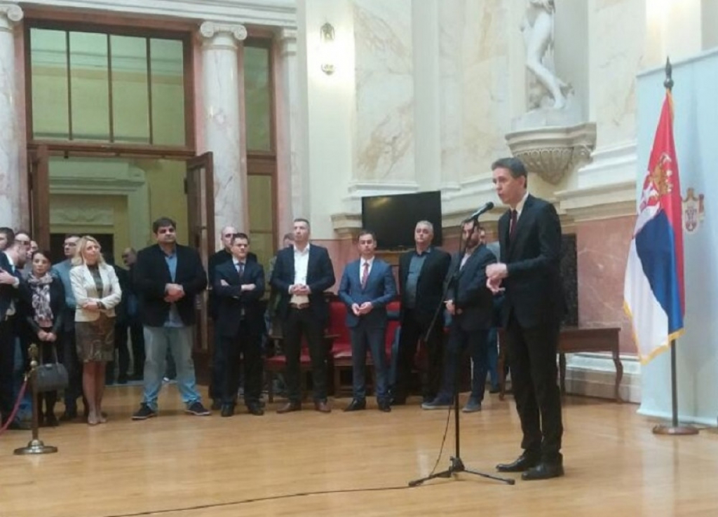 Protest opozicije u Skupštini